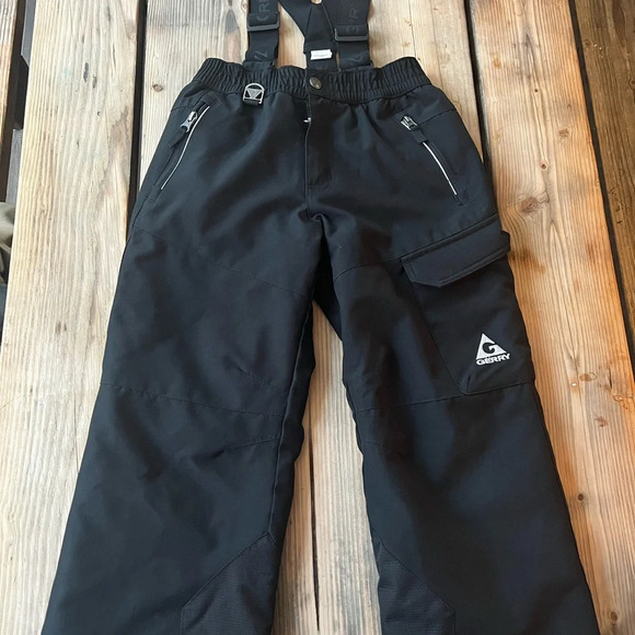Gerry Unisex Youth Performance Snow Pant with Removable Suspenders Size 7/8 - Picture 4 of 7